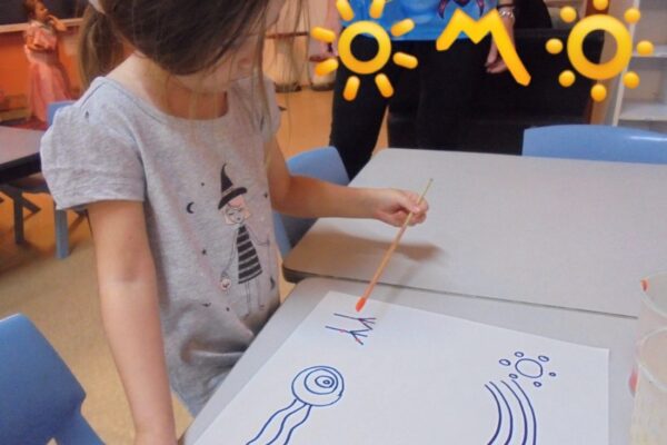 Creating a Dreamtime story at Bright Kids Early Learning in Nerang Creating a Dreamtime story at Bright Kids Early Learning in Nerang