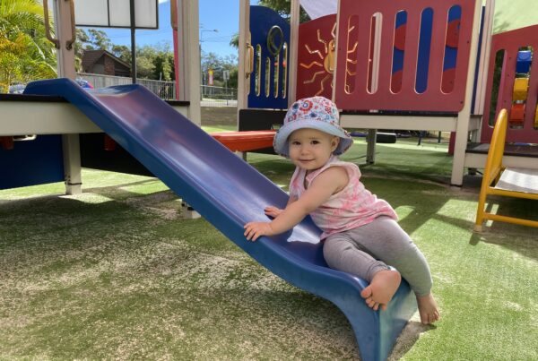 Yard Play for the Little Fish room at Bright Kids ELC in Nerang