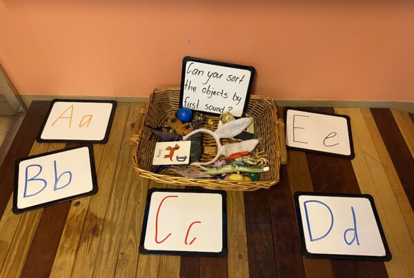 Letter Recognition in the kindy pilot program at Bright kids ELC Nerang