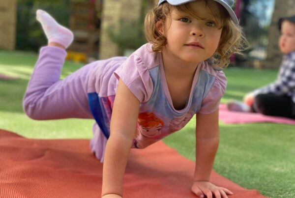 Yoga at Bright kids ELC in Nerang
