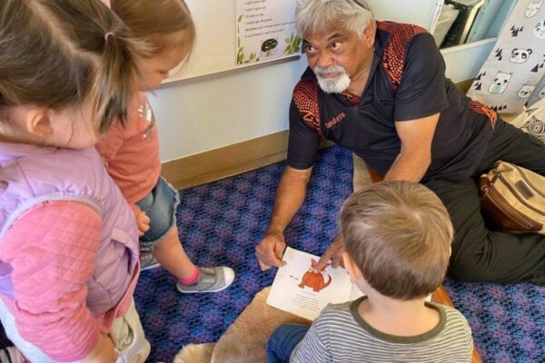 Empowering Our Youth program at Bright Kids ELC with Uncle Allen Tradional Custodian of the land, Aboriginal program,Empowering Our Youth program at Bright Kids ELC with Uncle Allen
