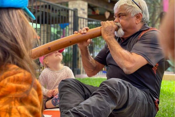 Tradional Custodian, Aboriginal program, Empowering Our Youth program at Bright Kids ELC with Uncle Allen