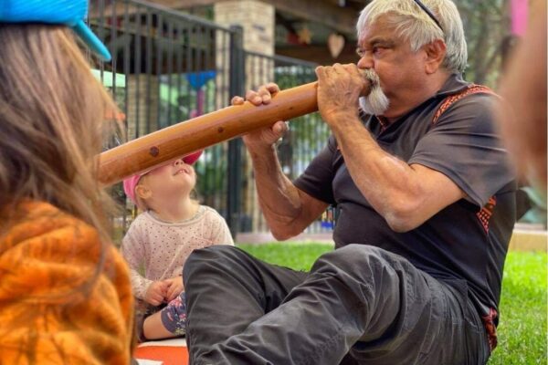 , Aboriginal program, Empowering Our Youth program at Bright Kids ELC with Uncle Allen Tradional Custodian, Aboriginal program, Empowering Our Youth program at Bright Kids ELC with Uncle Allen