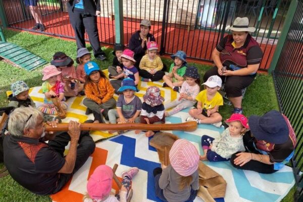 Aboriginal program, Empowering Our Youth program at Bright Kids ELC with Uncle Allen Tradional Custodian, Aboriginal program, Empowering Our Youth program at Bright Kids ELC with Uncle Allen