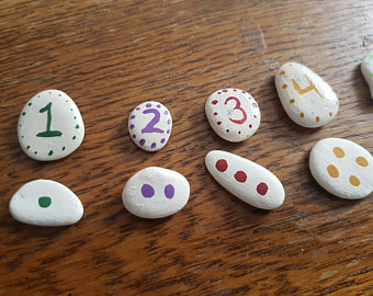 indigenous counting stones at Bright kids elc, nerang, best childcare centre, long daycare centre.