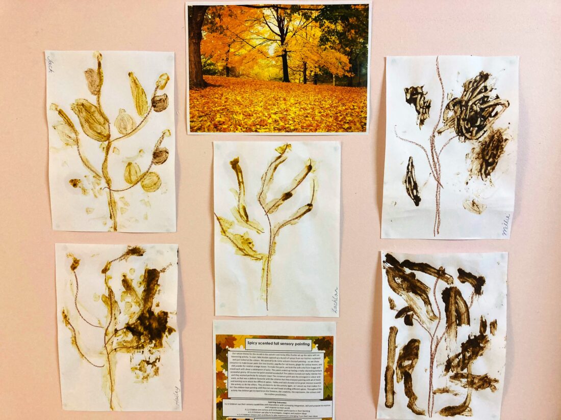 Spicy Scented & Sensory Art