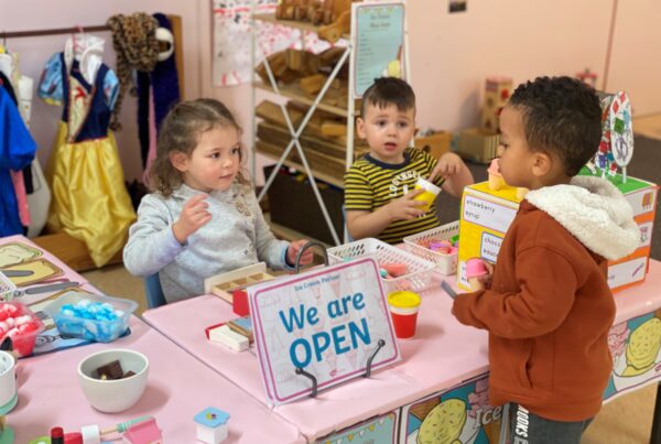Dramatic play in snakes room at Bright kids ELC in Nerang, best childcare centre, long daycare