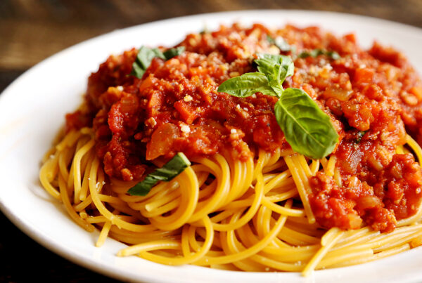 Spaghetti bolognaise recipe at Bright Kids ELC in Nerang best childcare centre long daycare