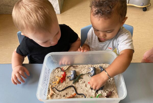 sensory play with babies at bright kids centre in nerang best childcare centre long daycare