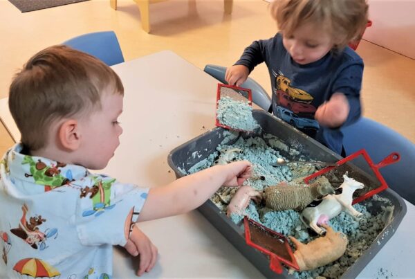 sensory stimulation in the snakes room at bright kids centre in nerang long daycare best childcare centre