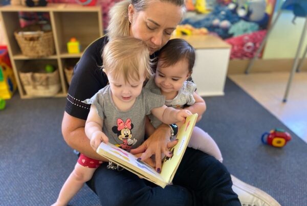 Settling into care in the little fish room at bright kids centre in nerang best childcare centre long daycare