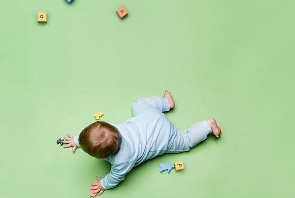 baby yoga in Little Fish room at Bright Kids Centre in Nerang best childcare centre long daycare